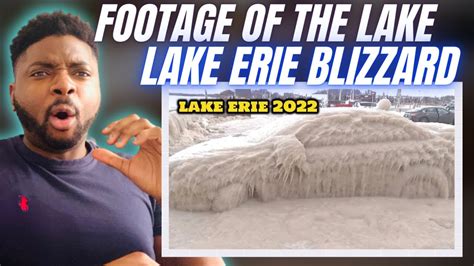 Brit Reacts To Footage Of The Lake Erie Blizzard Storm Unbelievable