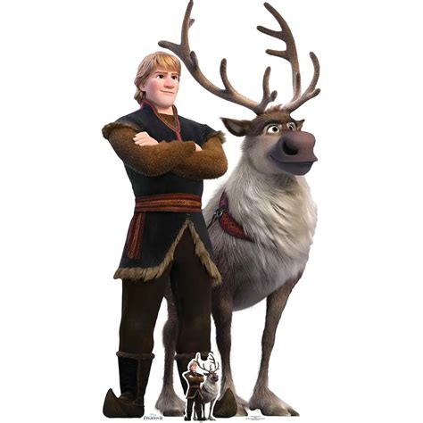 Kristoff Sven Disney Frozen II Official Lifesize Mini Cardboard