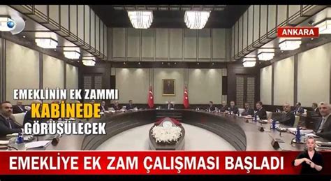 SON DAKİKA HABERİ Emekliye ek zam haftaya kabinede Ek zamlı emekli