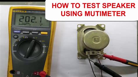 How To Test Speakers With Digital Multimeter Haseeb Electonics Video