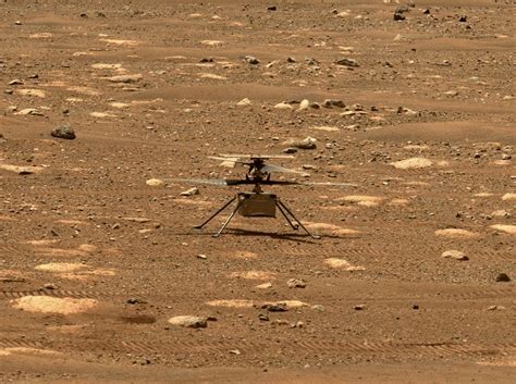 Nasa Ingenuity Helicopter Regains Contact After Dust Causes