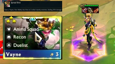 VAYNE 3 STAR SPREAD SHOT TFT SET 8 YouTube