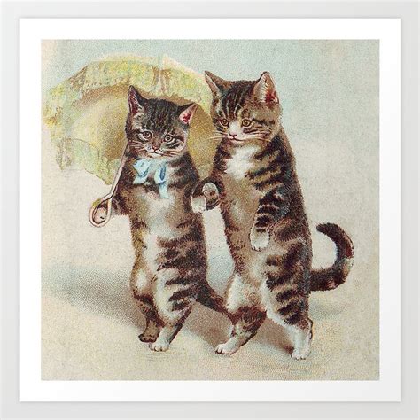 Vintage Cat Art