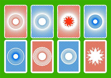 Playing Card Back Vector Vector Art At Vecteezy