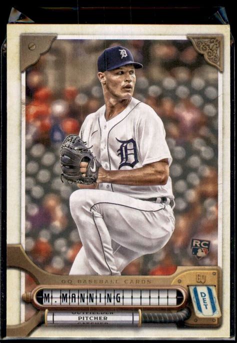 Topps Gypsy Queen Matt Manning Rc Detroit Tigers Ebay