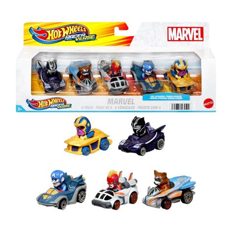 Veh Culo De Juguete Hot Wheels Racerverse Paquete De Superh Roes De Marvel Walmart En L Nea