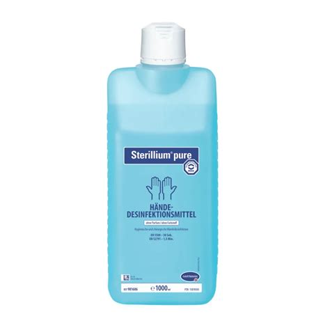 Bode Sterillium® Pure Händedesinfektion, Parfümfrei und farbstofffrei ...