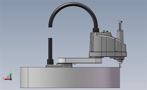 埃斯顿轻量型 Scara系列机器人er3 400 Srsolidworks 2018模型图纸下载 懒石网