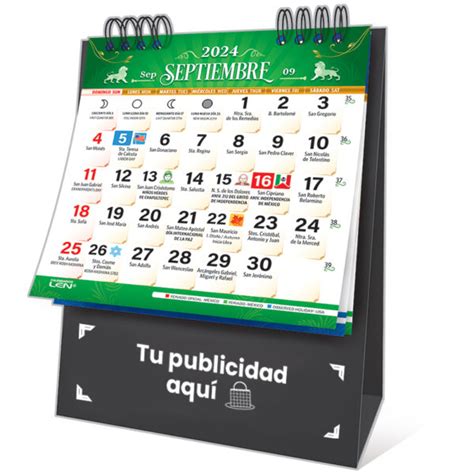 Escritorio Con Base De Vinil Negro Calendarios Y M S