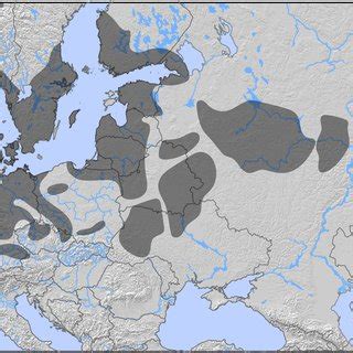 Map of the Corded Ware culture. Redrawn from Müller et al [2], with ...