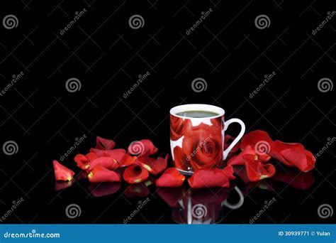 Red Coffee Cup Stock Image Image Of Pottery Little 30939771