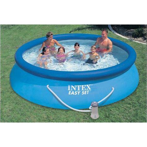 Intex 12ft X 30in Easy Set Pool With 530 Gph Pump And 2 Pack Filter Cartridge Wayfair