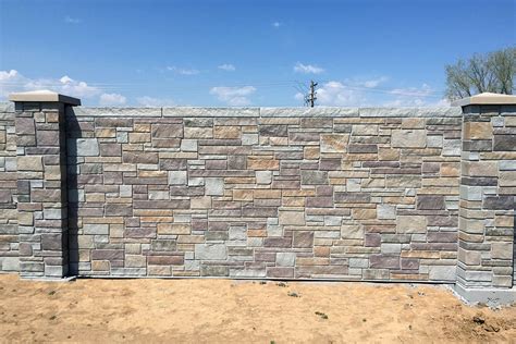 Stone Wall Panels And Fencing Use Advanced Precast Concrete Forming