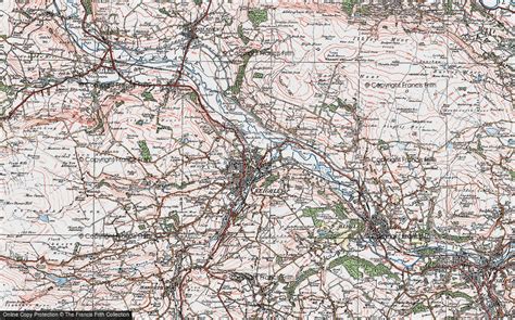 Historic Ordnance Survey Map Of Keighley 1925