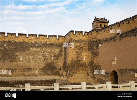 Pingyao ancient city wall Stock Photo - Alamy