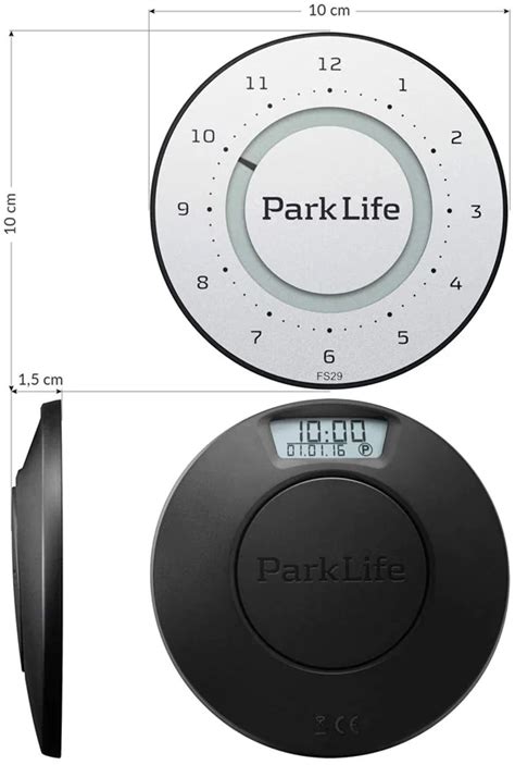 Park Life Elektronisk P Skive Parkeringsur Carbon Black Astina Dk