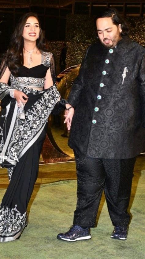 Anant Ambani With His Wife Radhika Marchant Ambani Bahu Bollywood