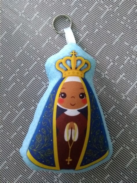 Chaveiro Nossa Senhora Aparecida no Elo7 Criativas Lembranças 11182B6