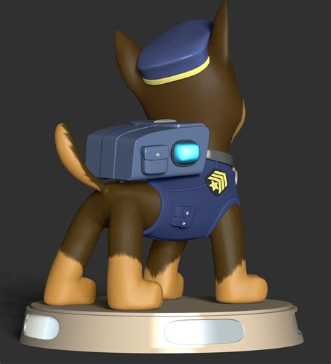 3d File Paw Patrol Chase・3d Print Object To Download・cults