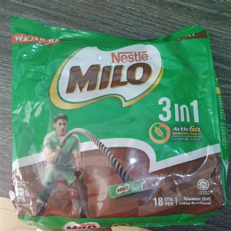 Jual Milo Nestle Malaysia Isi 18 Stik Pek Minuman Malt Coklat