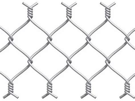 Mild Steel Galvanized Chain Link Fencing Jali Wire Diameter 10 Gaze