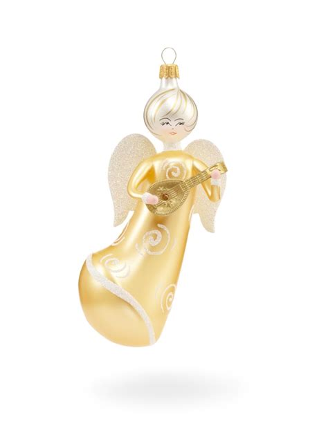 Shop De Carlini Soffieria De Carlini Angel With Mandolin Ornament Saks Fifth Avenue