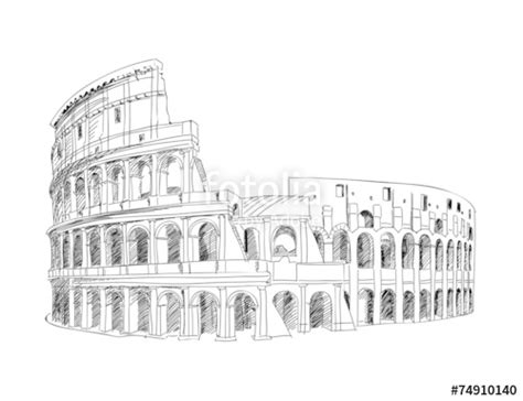 Colosseum Rome Drawing At Explore Collection Of