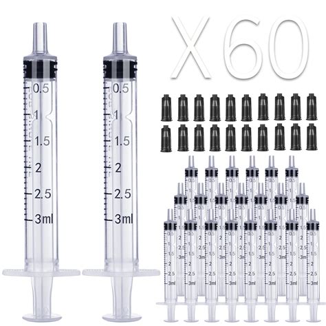 Snapklik Pack Ml Plastic Syringes Separate Sterile Packaging