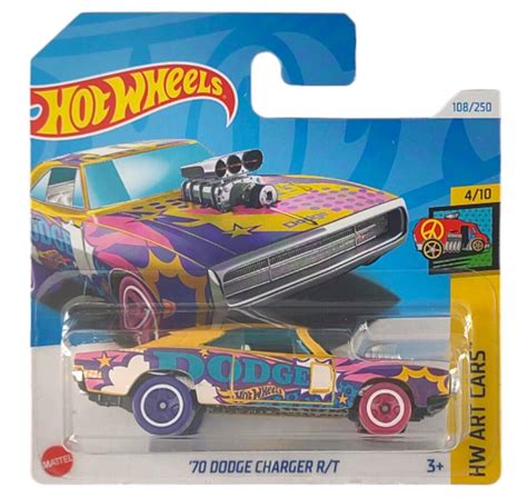 HOT WHEELS HTB76 70 DODGE CHARGER R T 1 64 HOT WHEELS