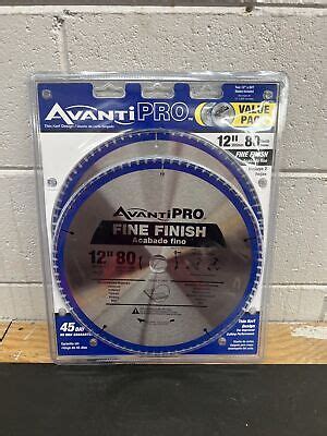 Avanti Pro In X Tooth Fine Finish Circular Saw Blade Pack