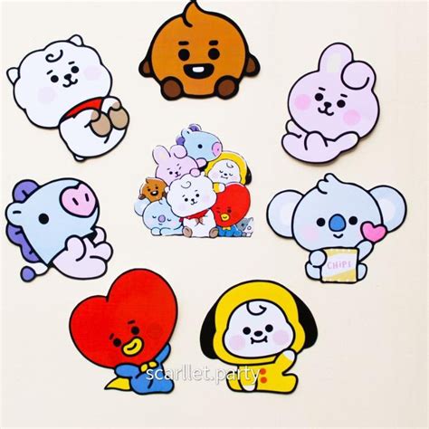 Jual PAKET LENGKAP DEKORASI ULANG TAHUN BT21 BTS HIASAN CHIMMY BANNER