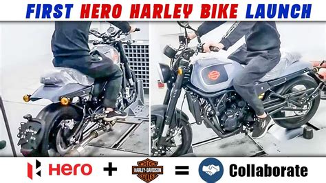 Hero Harley Motorcycle Launch Is India Harley Davidson Hero Motocorp