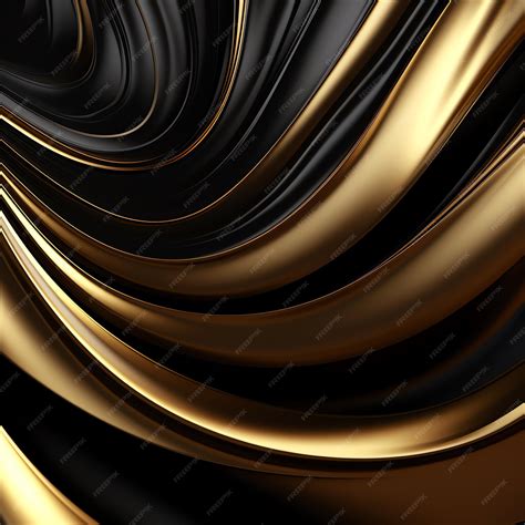 Premium AI Image | Golden abstract background