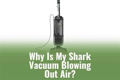 Why Is My Shark Vacuum Blowing Out Air Ready To Diy