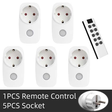 Universal Mhz Remote Control Smart Plug A Eu French Socket