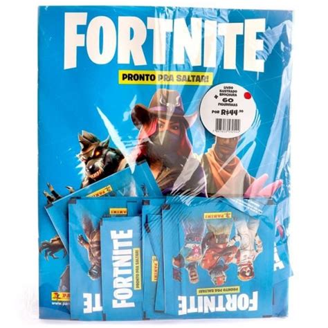 Kit Album Fortnite Panini Oficial 60 Figurinhas Shopee Brasil