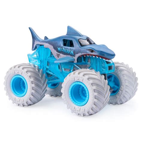 Monster Jam Official Megalodon Mayhem Playset With Exclusive 1 64