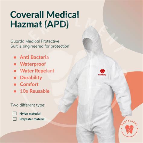 Jual BAJU HAZMAT GUARDO COVERALL MEDICAL HAZMAT BIG SIZE BAJU APD