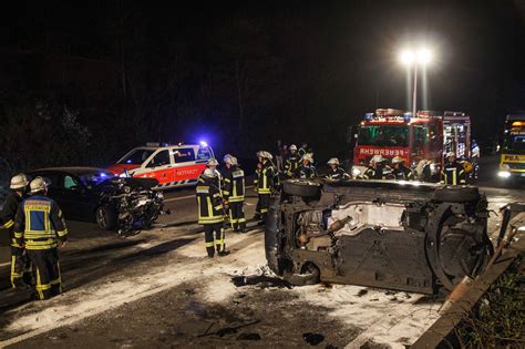 Drei Verletzte Bei Schwerem Unfall Auf A57