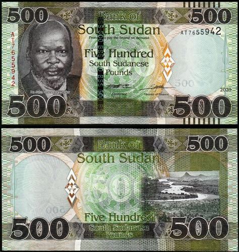 South Sudan 500 Pounds 2020 2021 UNC P New Fortumor Numismatic Center