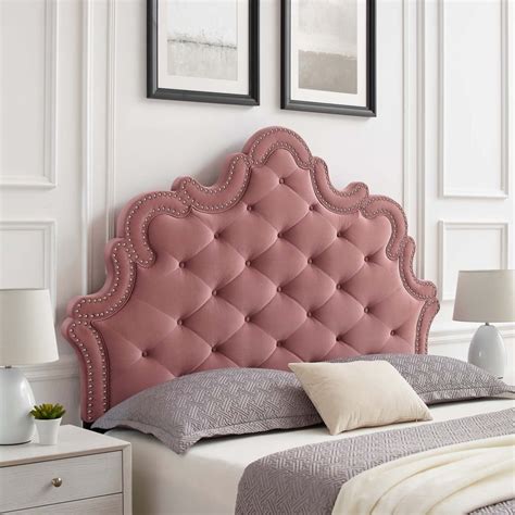 Arabella Button Tufted Performance Velvet Twin Headboard MOD 6562