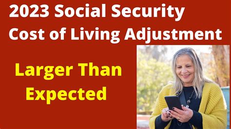 2023 Social Security Cost Of Living Adjustment Estimate YouTube