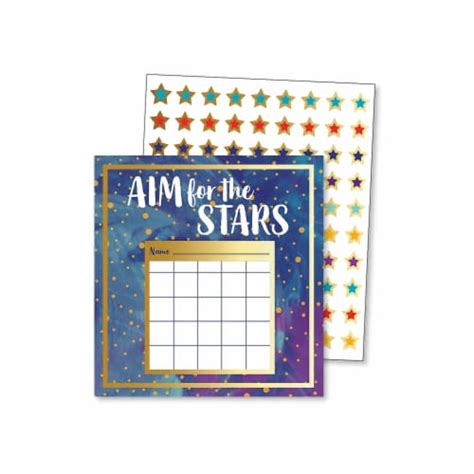 CARSON DELLOSA Galaxy Mini Incentive Charts 660 Pieces Per Pack 148038