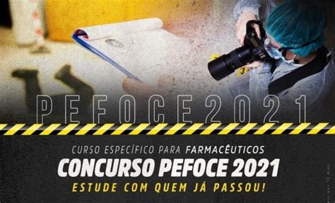 CURSO COMPLETO PREPARATÓRIO PEFOCE Perito Legista Farmacêutico