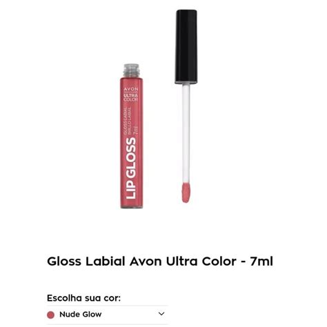 Gloss Labial Avon Ultra Color Ml Cor Nude Glow Shopee Brasil