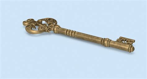 Skeleton Key 02 3d Model