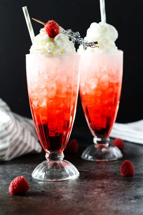 Raspberry Italian Cream Soda Recipe - Platings + Pairings