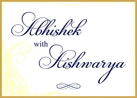 Abhishek and Aishwarya - Voguish Wedding Invitations