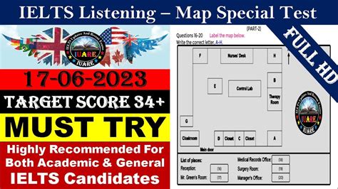 Map Special Ielts Exam Listening Test With Answers Ielts Listening