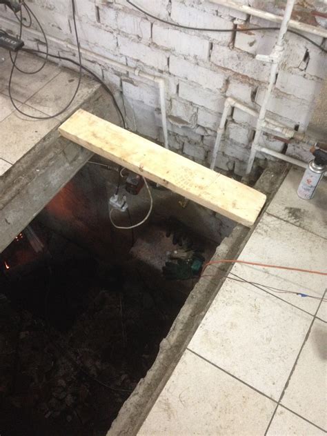 Деревянная лестница в подвал гаража — DRIVE2